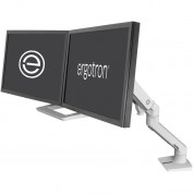 Ergotron Hx Dual Monitor Desk Arm (white)