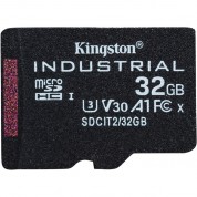 Kingston 32gb Industrial Uhs-i Microsdhc Memory Card With Sd Adapter