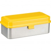 Kodak Steel 120/135mm Film Case (yellow Lid/silver Body)