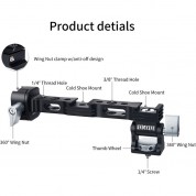 Andycine Adjustable Monitor Mount Bracket For Dji Rs 2/rsc 2 Handheld Gimbal