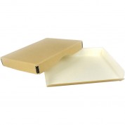 Archival Methods Drop-front Archival Storage Box (tan, 14.5 X 18.75 X 1.5