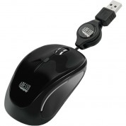 Adesso Imouse S8b Usb Illuminated Retractable Mini Mouse (black)