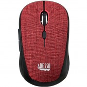 Adesso Imouse S80r Wireless Optical Fabric Mini Mouse (red)