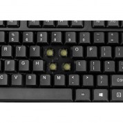 Adesso Antimicrobial Wireless Keyboard Mouse Combo (black)