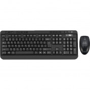 Adesso Antimicrobial Wireless Keyboard Mouse Combo (black)