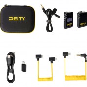 Deity Microphones Pocket Wireless Digital Microphone System For Cameras And Smartphones (2.4 Ghz, Black)