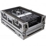 Prox Xs-m11 Universal Flight Case For Pioneer Djm-s11 And Rane Seventy / Seventy-two Mkii Mixers (silver On Black)