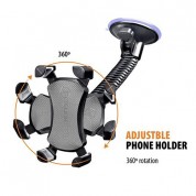 Toughtested Smartphone Windshield Mount With Flexible Gooseneck