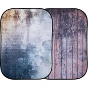 Manfrotto Urban Collapsible Background (distressed Wall/wood Fence, 5 X 7')