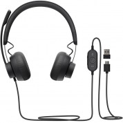 Logitech Zone 750 Wired On-ear Stereo Headset (retail Packaging)