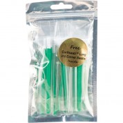 Visibledust Green Ultra Mxd-100 1.0x Vswabs, Corner Swabs, And Curvswab Handles Set