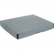 Archival Methods Drop-front Archival Storage Box (gray, 11.5 X 17.5 X 1.5