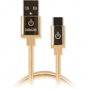 Cablelinx Elite Usb Type-c To Usb Type-a Braided Cable (36