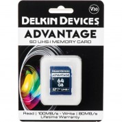 Delkin Devices 64gb Advantage Uhs-i Sdxc Memory Card