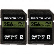 Prograde Digital 256gb Uhs-ii Sdxc Memory Card (2-pack)