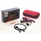 Kabukiglasses 4x13 Hd Theater/opera Glasses/binoculars (above 30/100 Vision, Burgundy)