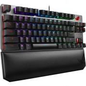 Asus Rog Strix Scope Nx Tkl Deluxe 80% Gaming Keyboard (black & Gray, Red Switches)