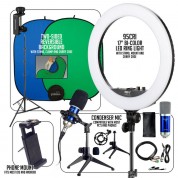 Smith-victor Expert Smartphone / Ring Light Desktop Work-from-home Av Kit