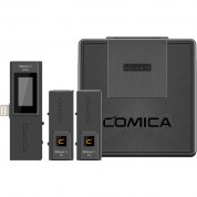 Comica Audio Vdlive10 Mi Ultracompact 2-person Digital Wireless Microphone System For Lightning Ios Devices (black, 2.4 Ghz)