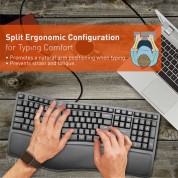 X9 Performance Split Ergonomic Keyboard With Palm Rest