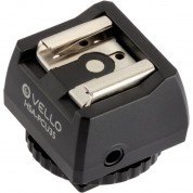 Vello Universal Hot Shoe Adapter With 3.5mm Mini Phono And Pc Connection