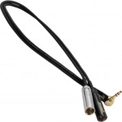 Kondor Blue 3.5mm Stereo To Dual Mini-xlr Audio Splitter (right Angle)