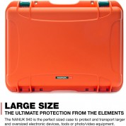 Nanuk 940 Hard Case Pro Photo Kit (orange, 36.7l)