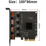 Ptzcam 4-channel Hdmi Pcle Capture Card