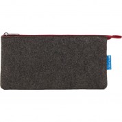 Itoya Profolio Midtown Pouch (charcoal/maroon, 4 X 7