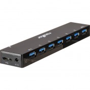 Rocstor Premium 7-port Usb 3.0 Hub With Fast-charging Ports