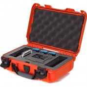 Nanuk 909 Waterproof Hard Case With Foam Inserts For Select Gopro Hero Cameras (orange)