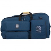 Portabrace Padded Carry-on Camcorder Case With Reinforced Viewfinder Guard (blue)