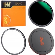 K&f Concept Nano-x Magnetic Filter With Adapter Ring & Lens Cap (49mm, 10-stop)