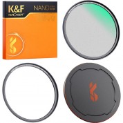 K&f Concept Nano-x Magnetic Black Mist Filter 1/4 With Adapter Ring & Lens Cap (77mm)