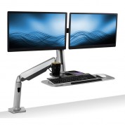 Mount-it! Dual Monitor Stand Up Workstation