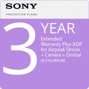 Sony 3-year Protect Plus Extended Warranty With Adp For Airpeak Drones, Camera, And Gimbal ($0-$16,999.99)