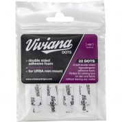 Viviana Dots Soft Foam Lavalier Stickers (32-pack, Rectangular)