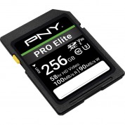 Pny 256gb Pro Elite Uhs-i Sdxc Memory Card