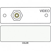 Fsr Ips-v211s Rca To Rca Bulkhead Insert Module (labeled, White)