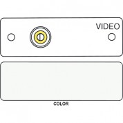 Fsr Ips-v210s Yellow Rca To Solder Cup Video Connector Insert (white, Labeled)