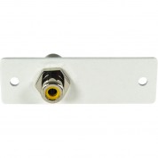 Fsr Ips-v211s Rca To Rca Bulkhead Insert Module (labeled, White)