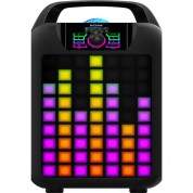 Ion Audio Party Rocker Max Portable Bluetooth Speaker With Light Show And Microphone (black)