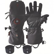 The Heat Company Heat 3 Smart Mittens/gloves (size 6, Black)