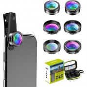 Apexel 6-in-1 Smartphone Lens Kit