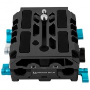 Kondor Blue Lws Arri Bridge Plate With Riser For Red Komodo/komodo X (raven Black)