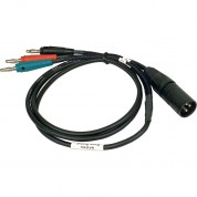 Remote Audio 3-pin Xlr To 3 X Banana Plug Cable (4')