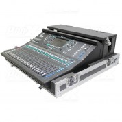 Prox Sq6 Console Flight Case With Doghouse And Wheels