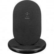 Belkin Boost Charge 15w Wireless Charging Stand With 24w Qc 3.0 Charger (black)