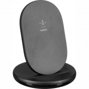 Belkin Boost Charge 15w Wireless Charging Stand With 24w Qc 3.0 Charger (black)