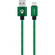 Volkano Fashion Series Usb Type-a To Usb Type-c Cable (5.9', Apple Green)